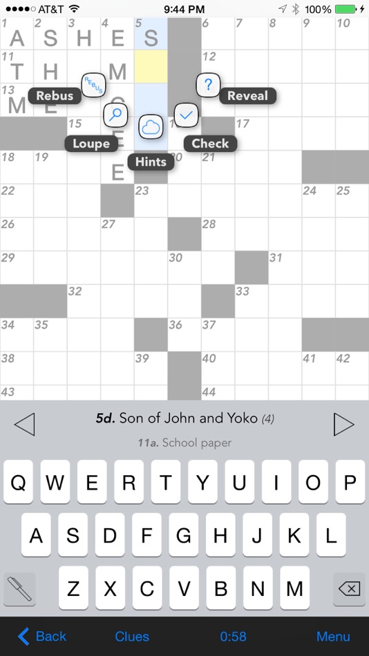 #4. Crosswords (iOS) 由: Stand Alone, Inc.