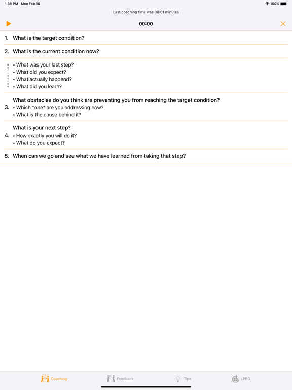 Screenshot #4 pour Coaching-Kata