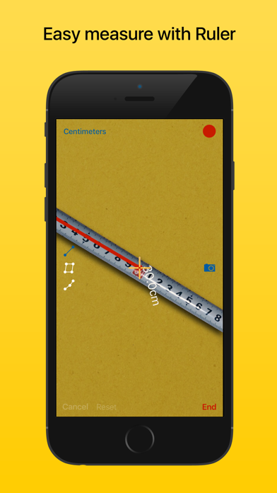 Screenshot #2 for Ruler lite:tape measure length