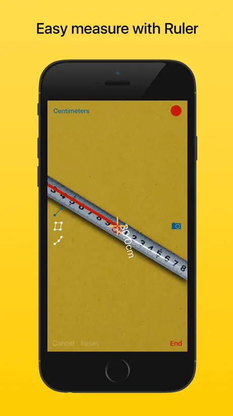 Ruler lite:tape measure length