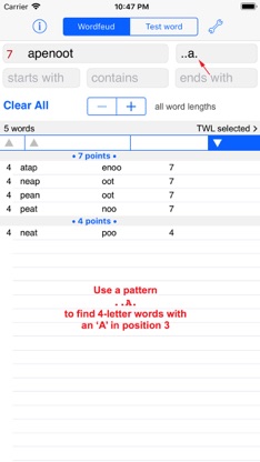 Words Finder Wordfeud/TWL screenshot 3