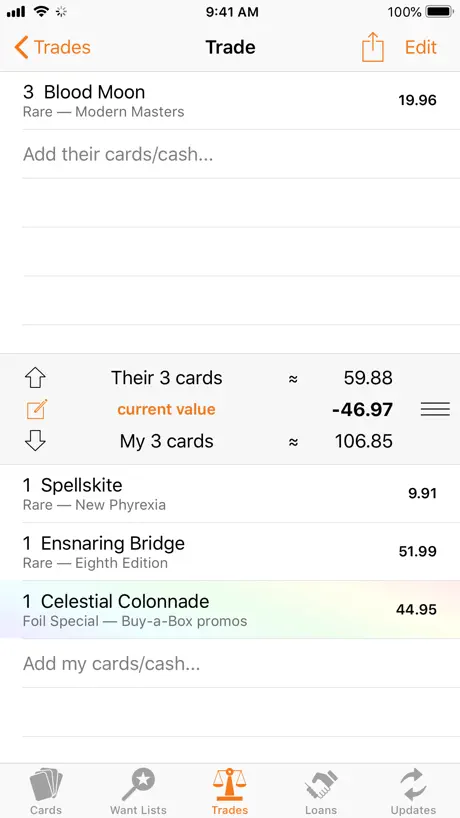 MTG Trades