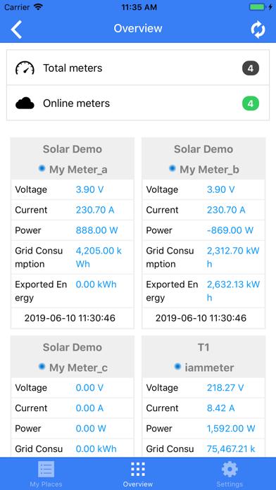 App screenshot