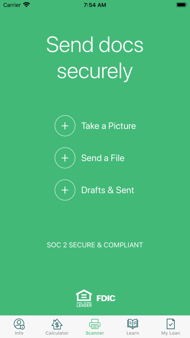 Texana Bank Mortgage Screenshot