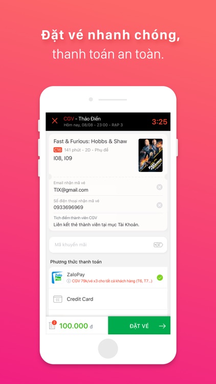 TIX - Đặt Vé Nhanh Nhất