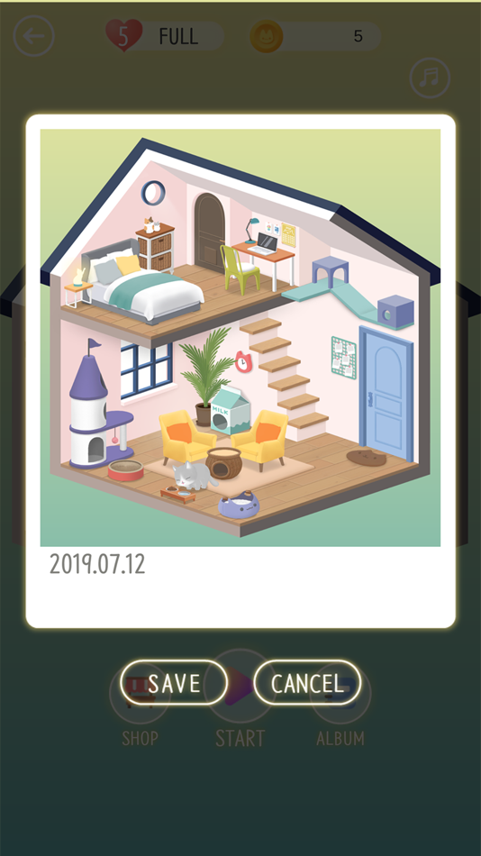#6. Find a different-A Cat House (iOS) 由: KWANG YEOUL YOO