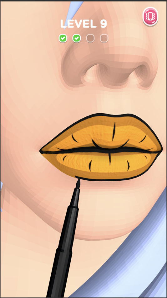 #5. Lip Art 3D (iOS) By: Zplay (Beijing) Info. Tech. Co.,Ltd.
