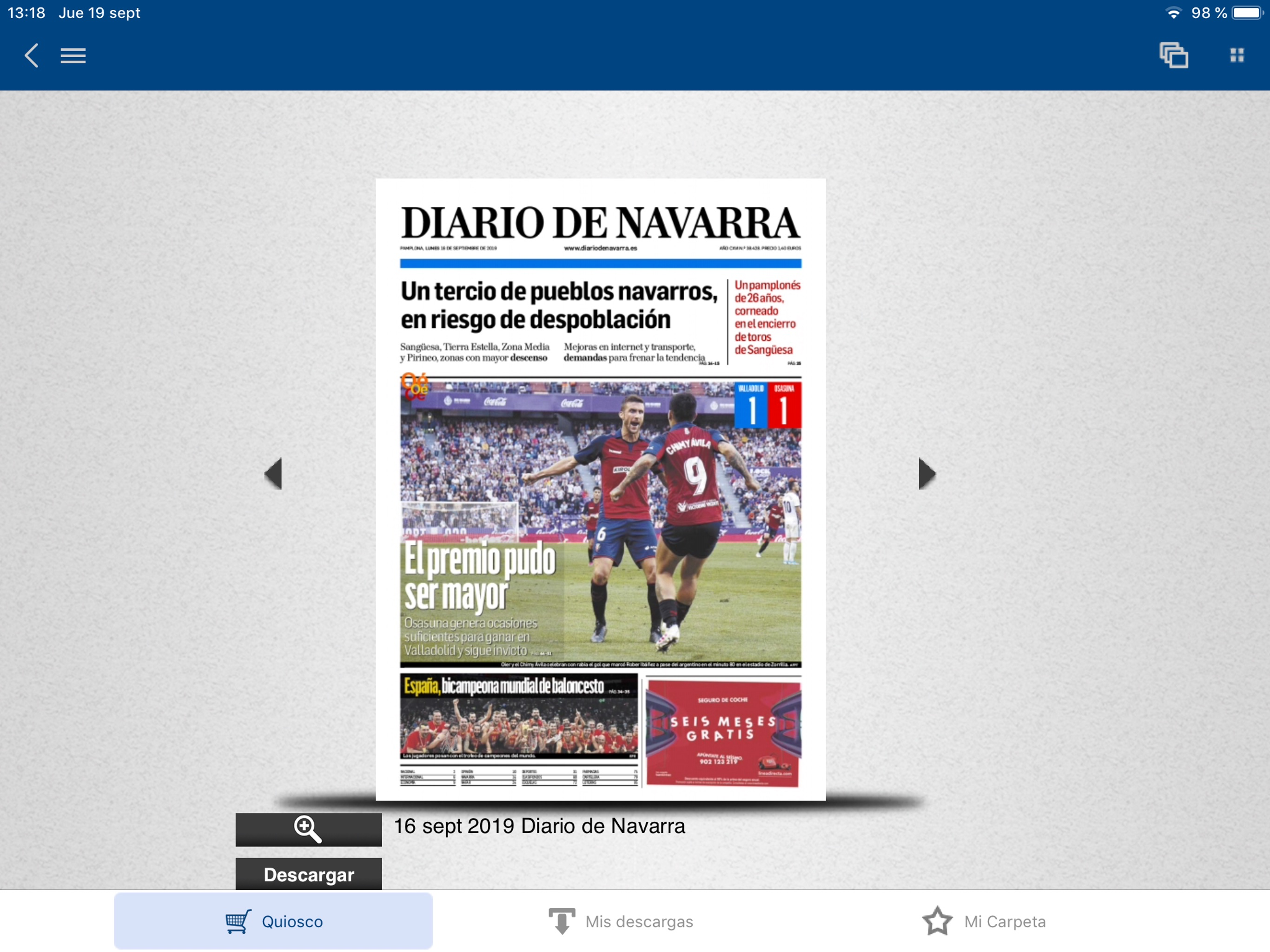 Diario de Navarra - DN+ screenshot 5