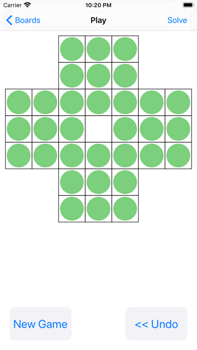 Screenshot #1 pour Ultimate Peg Solitaire