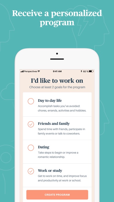 Perspectives Health Screenshot