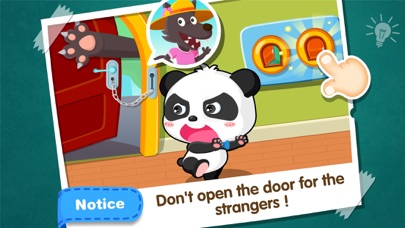 Baby Panda Safety at Home Screenshot