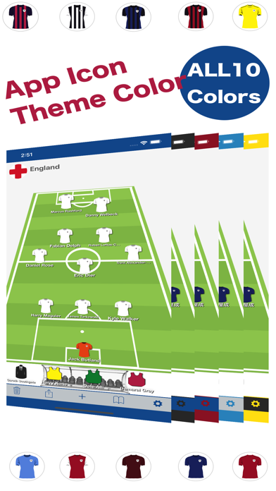 Soccer Best LineUp Maker App Screenshot