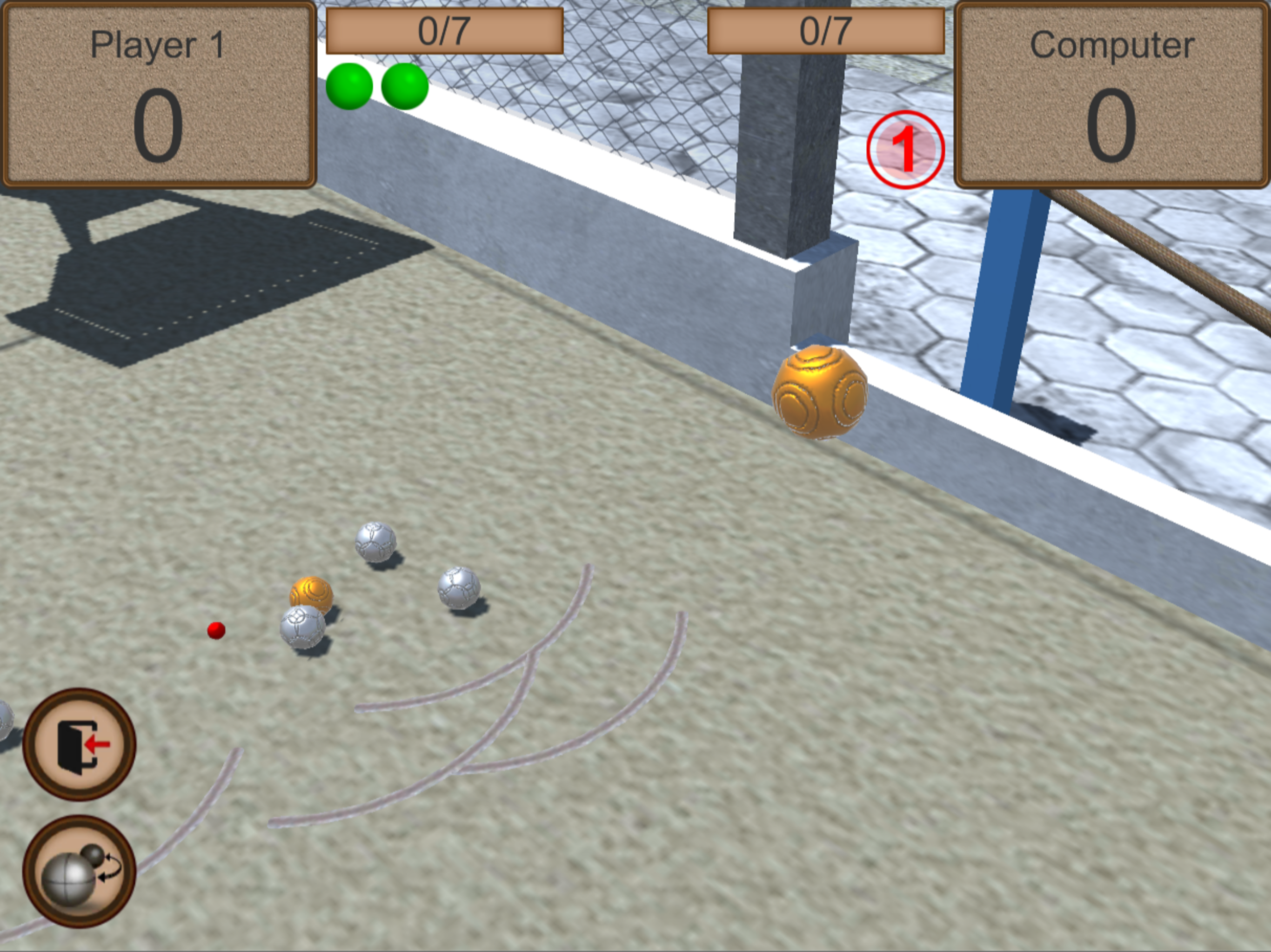 3D Bocce Ball