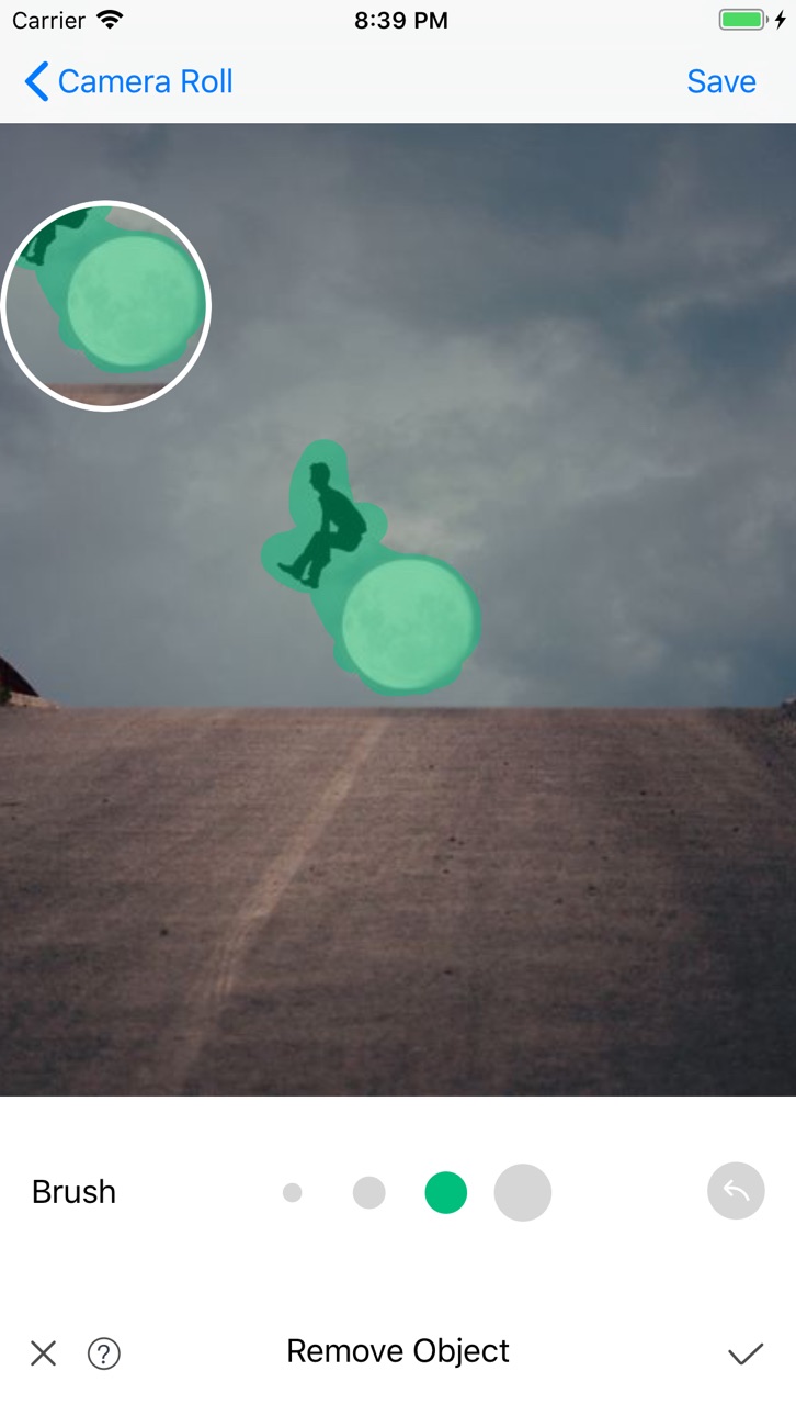 iPhone screenshot