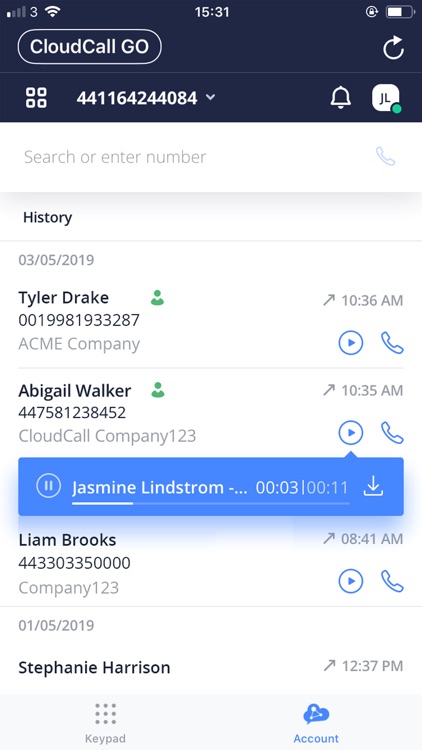 CloudCall Go! screenshot-6