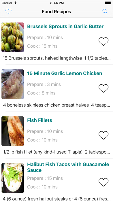 Food Recipe World Screenshot