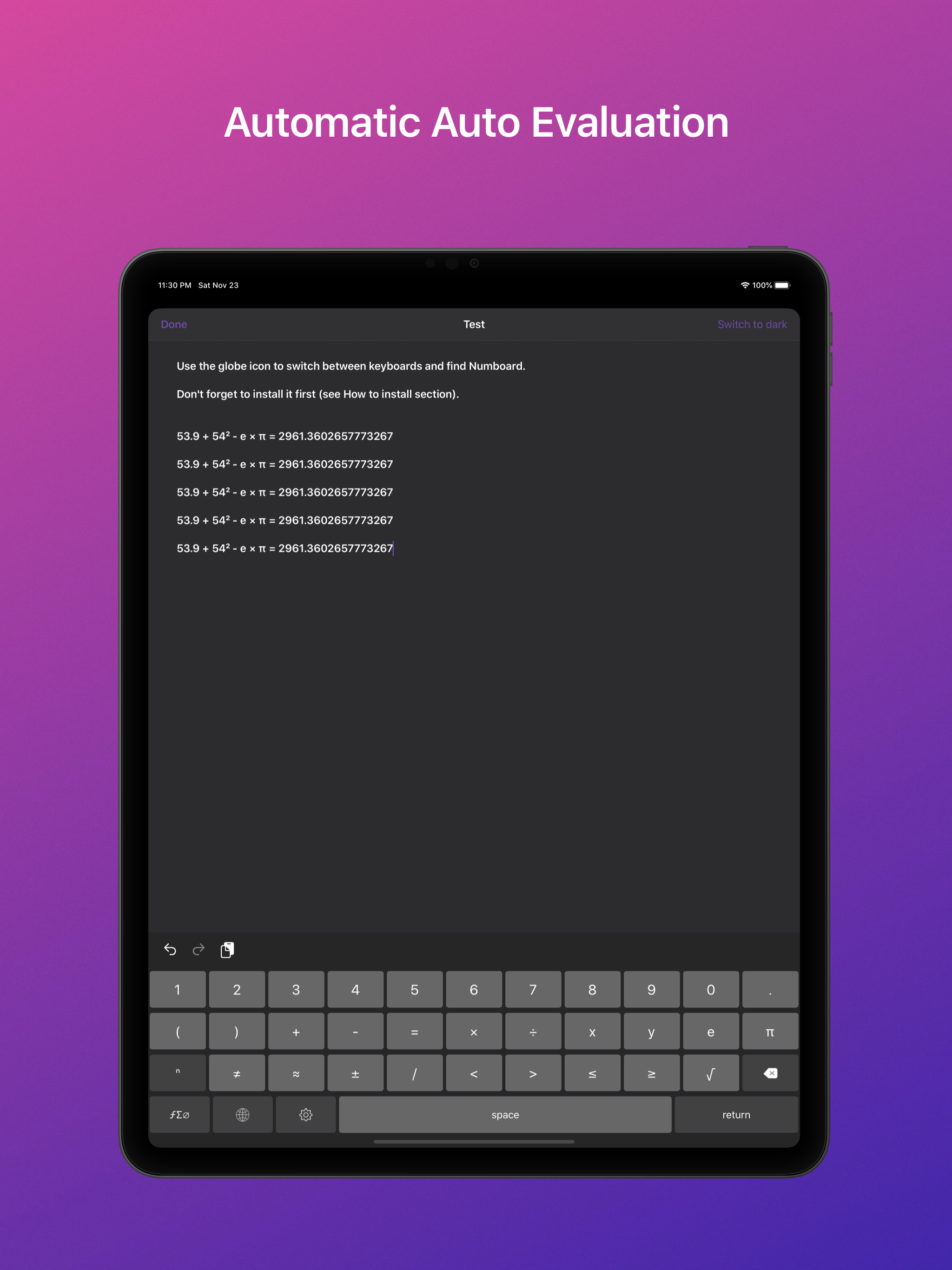 Numboard – Scientific Keyboard screenshot 8