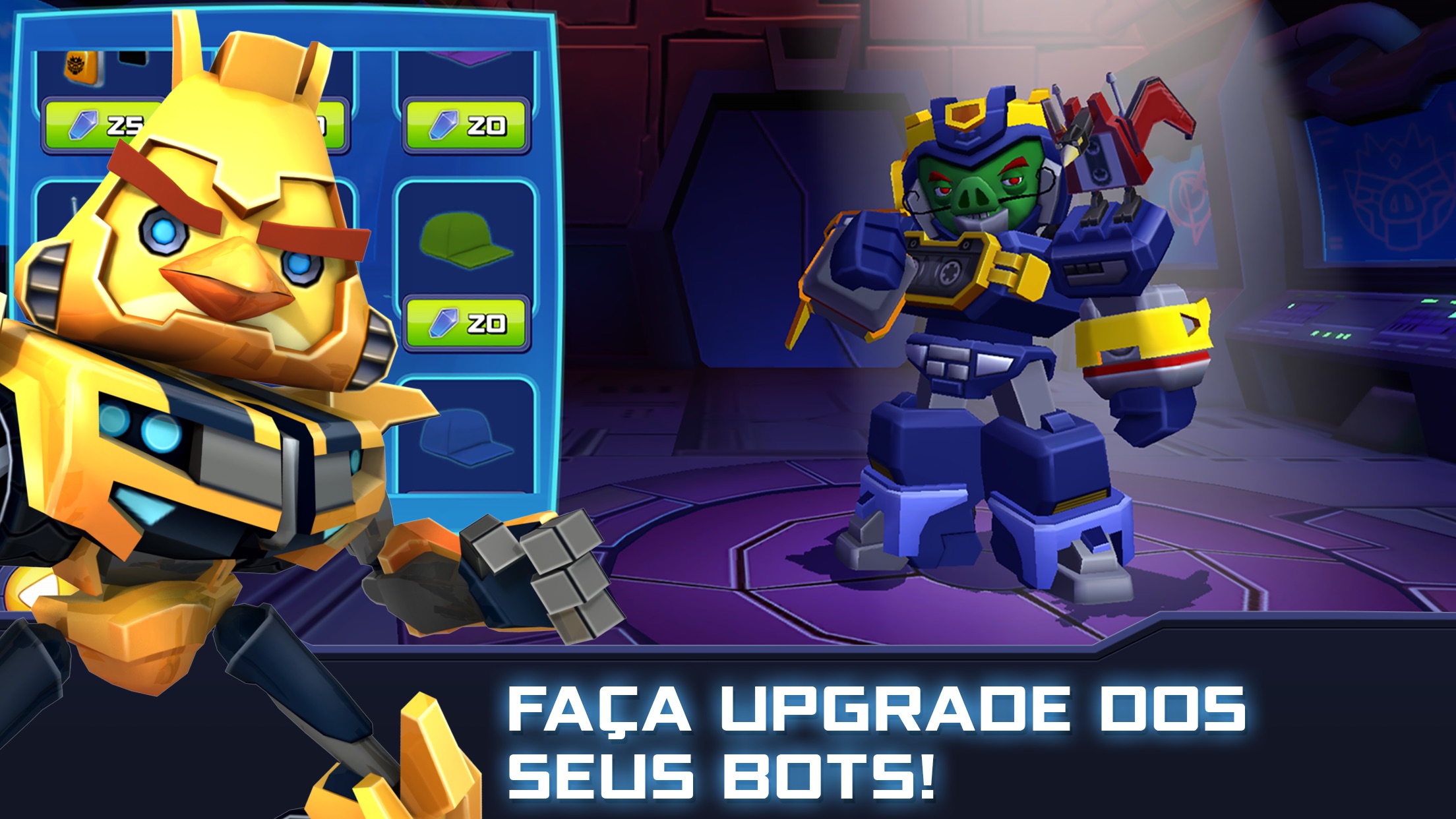 Screenshot do app Angry Birds Transformers