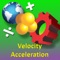 Science Animations: Velocity and Acceleration Animation is for learners at school as well as first year physics and engineering students who need to have a better understanding of velocity and acceleration