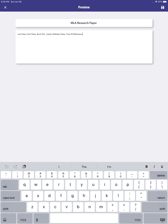 App screenshot