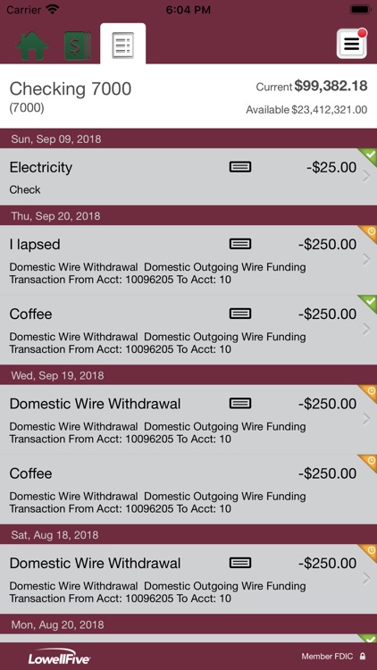 Lowell Five Business Banking screenshot-4