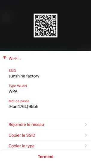 Capture d'écran de Barcode + QR Code Scanner sur iPhone 7