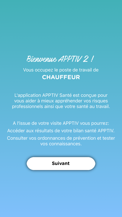 Screenshot #3 pour Apptiv Santé Travail