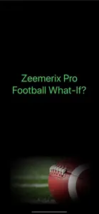 Zeemerix Pro Football What-If screenshot #1 for iPhone