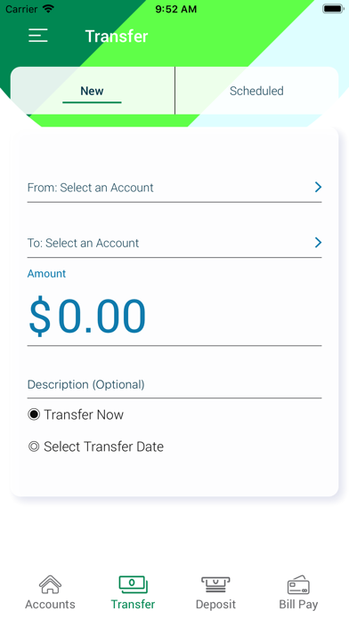 Sheboygan Area CU Mobile App Screenshot