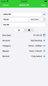 myAccount$ Lite screenshot