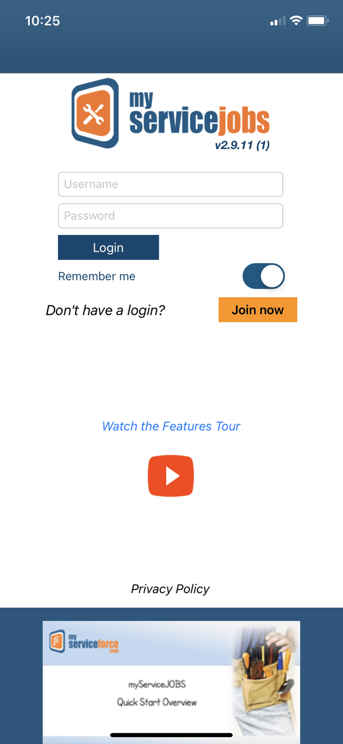 myServiceJOBS Work Order Mgmt