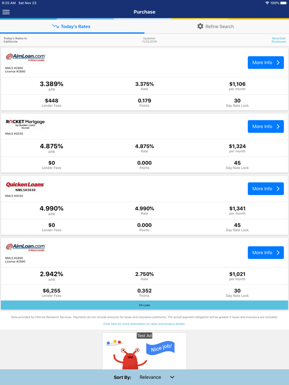 Screenshot #6 pour Mortgage Rates - ERATE