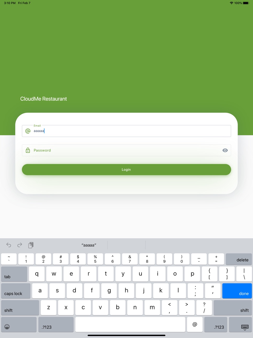 iPad screenshot