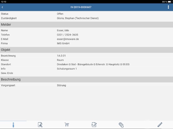 Screenshot #5 pour IMSWARE Maintenance
