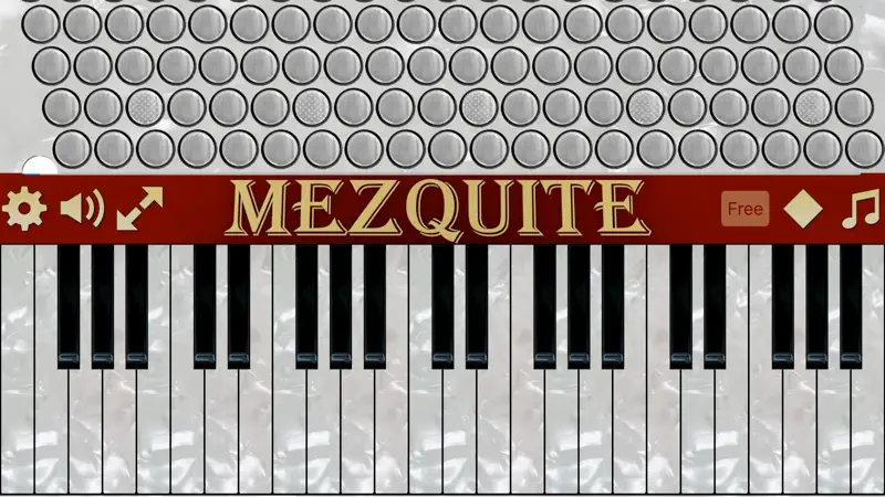 Mezquite Acordeón Teclas Piano screenshot 1 of 5