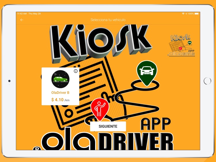 Kiosk OlaDriver App