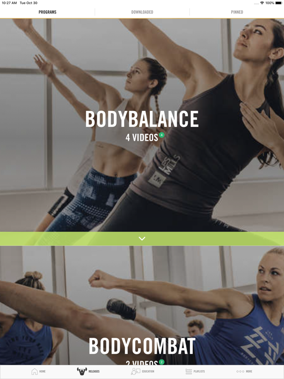 Screenshot #5 pour Les Mills Releases