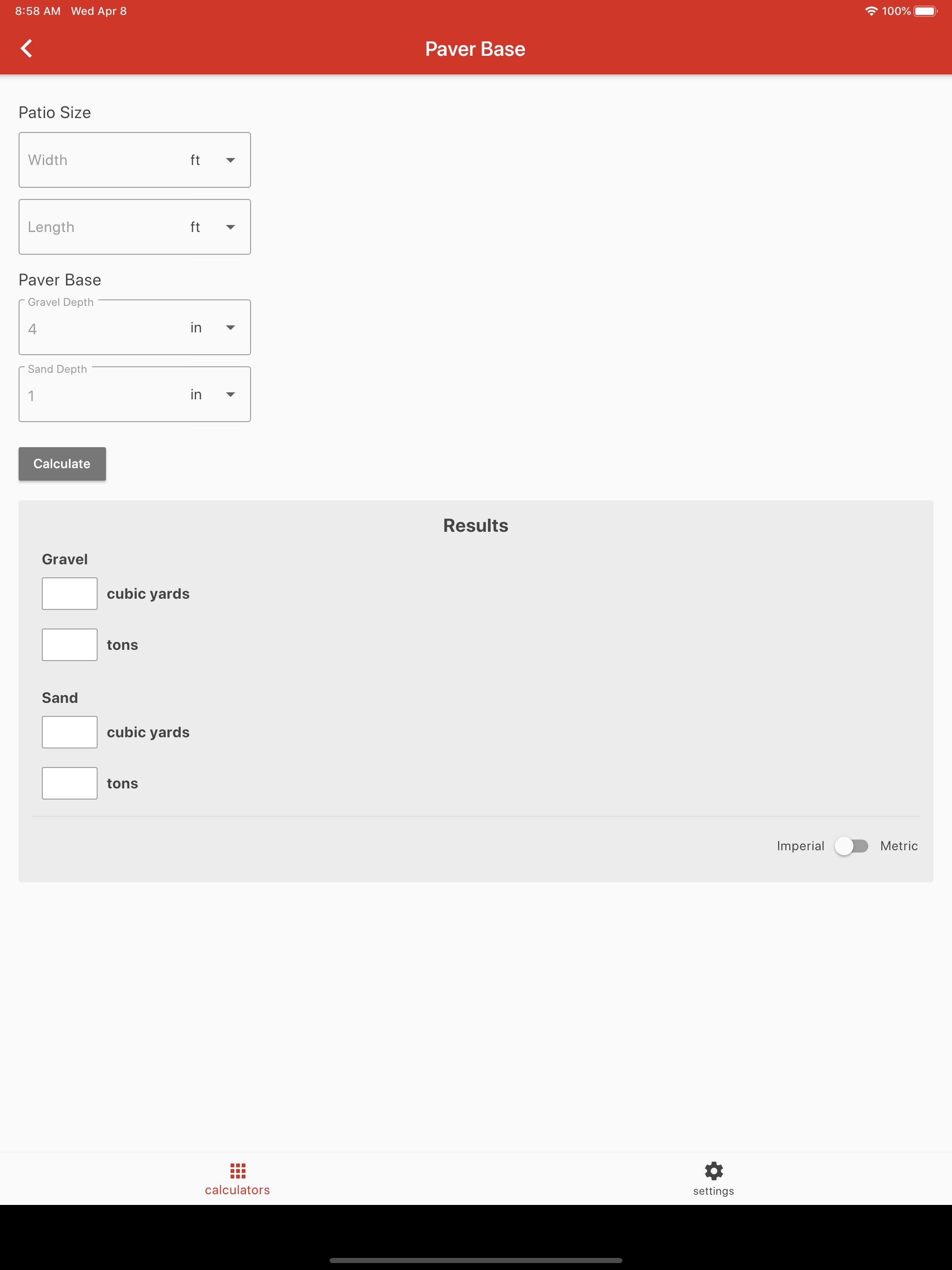 Patio Calculator Plus