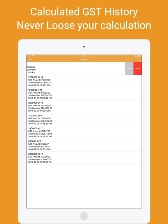 Screenshot #6 pour GST Calculator - Tax Planner