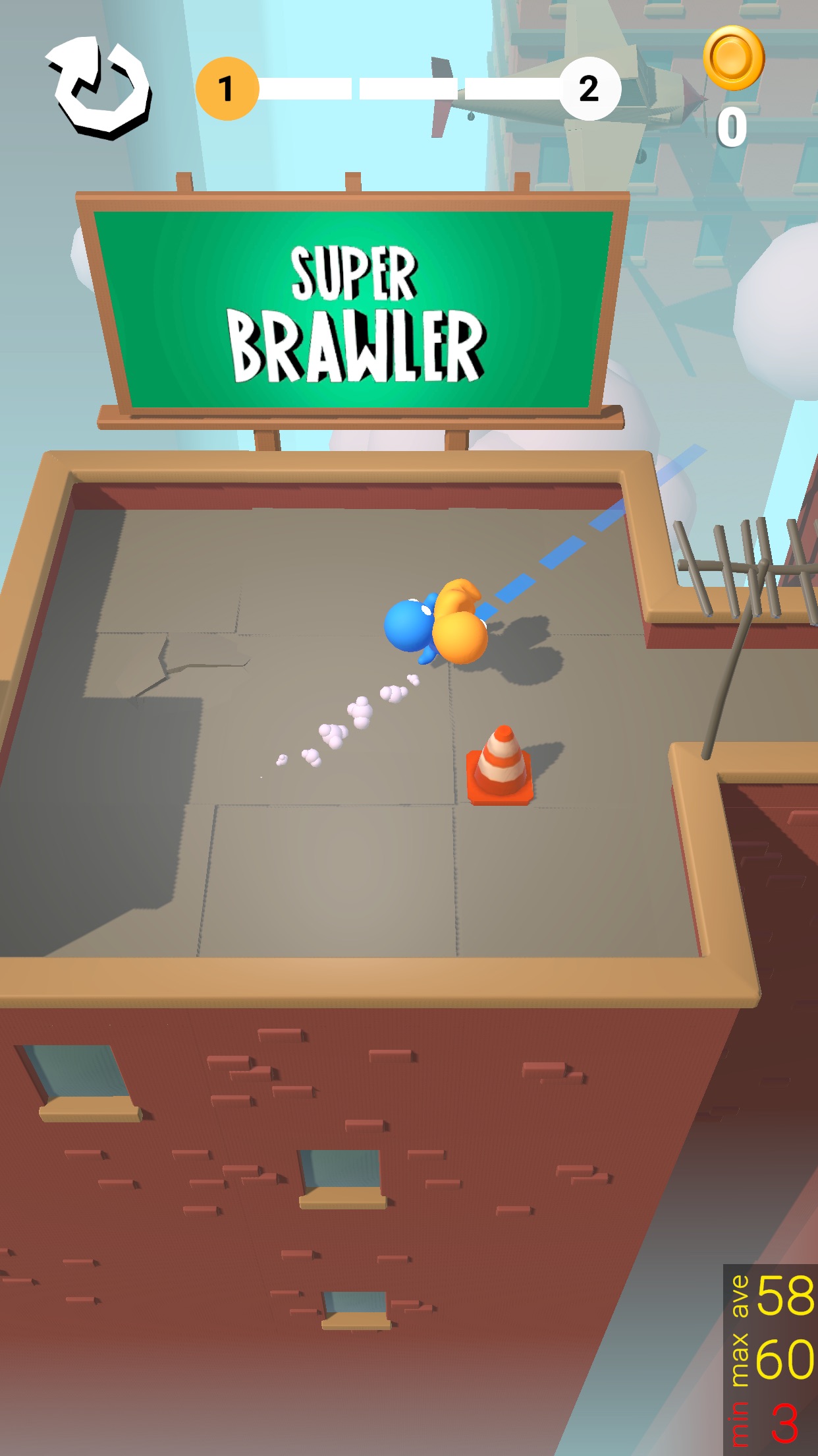 Screenshot 1 of Super Brawler