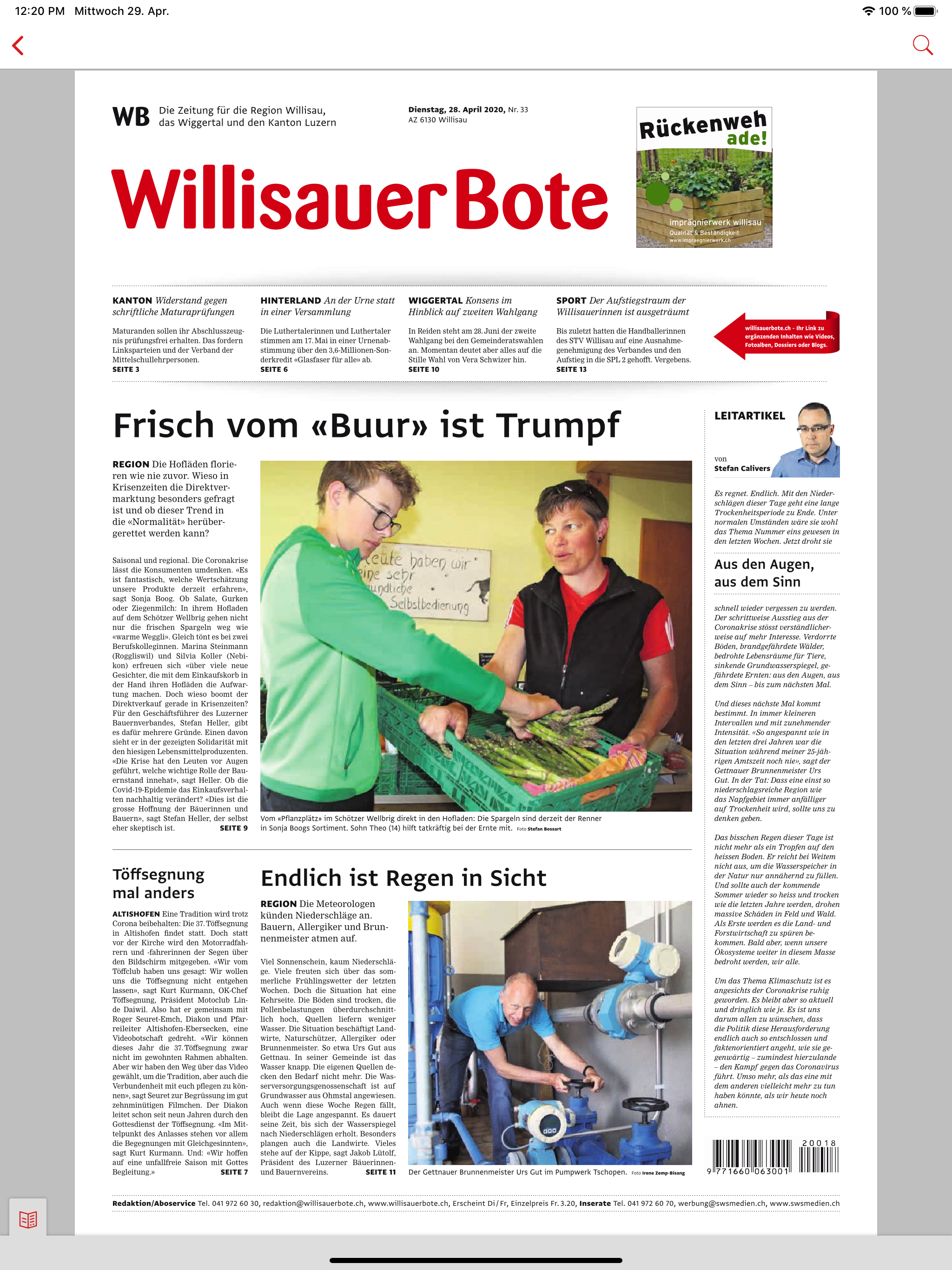 Willisauer Bote - SWS Medien
