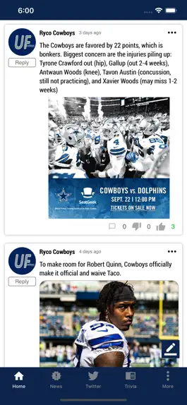 Game screenshot UltimateFan: Dallas Cowboys mod apk