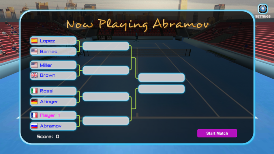 #4. Grand Slam Tennis open (iOS) โดย: Pix Arts