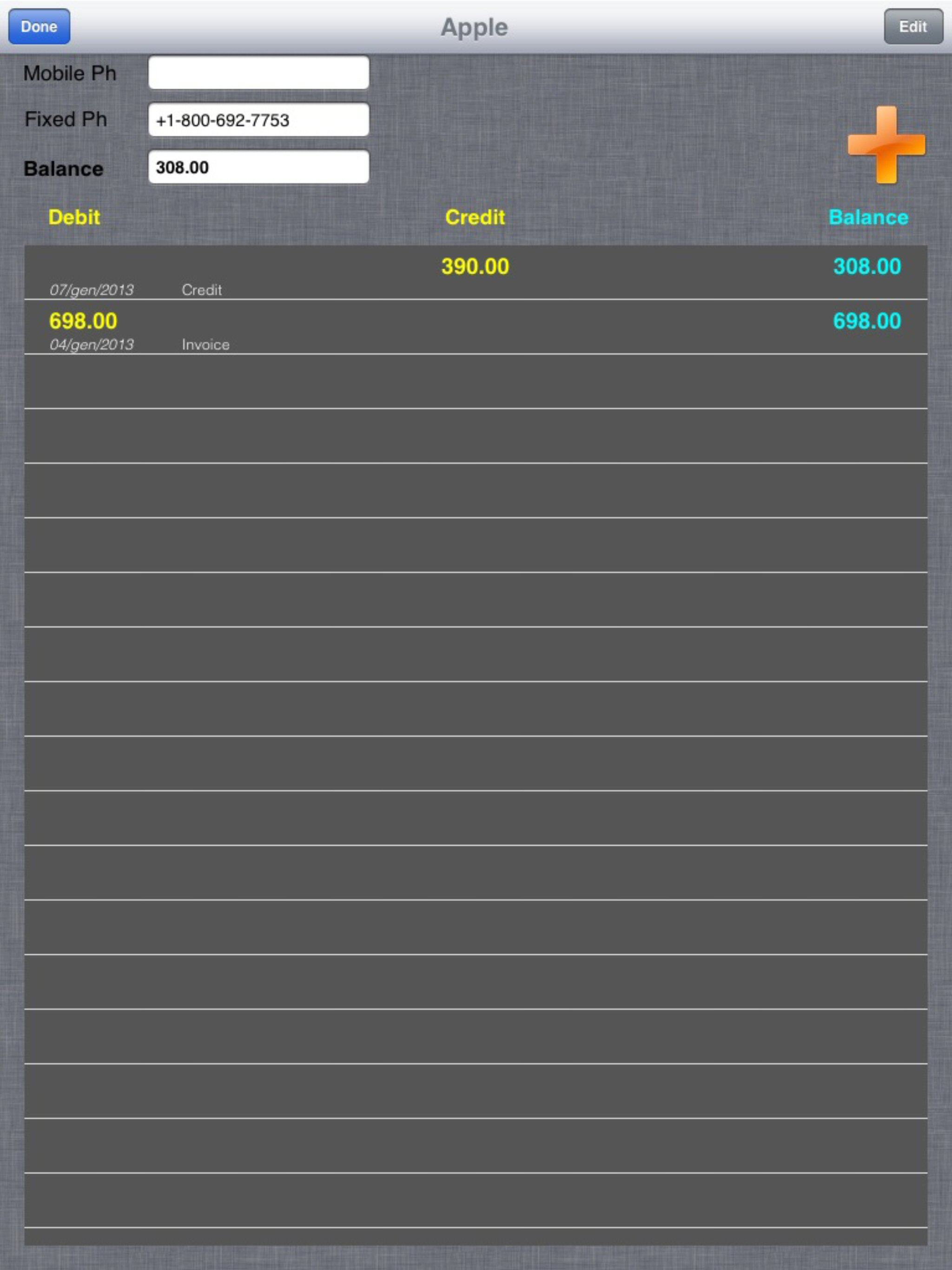 iContab screenshot 8