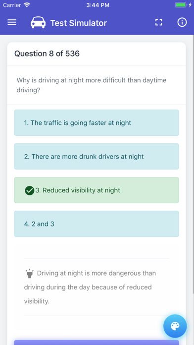 NJ DMV Test Screenshot