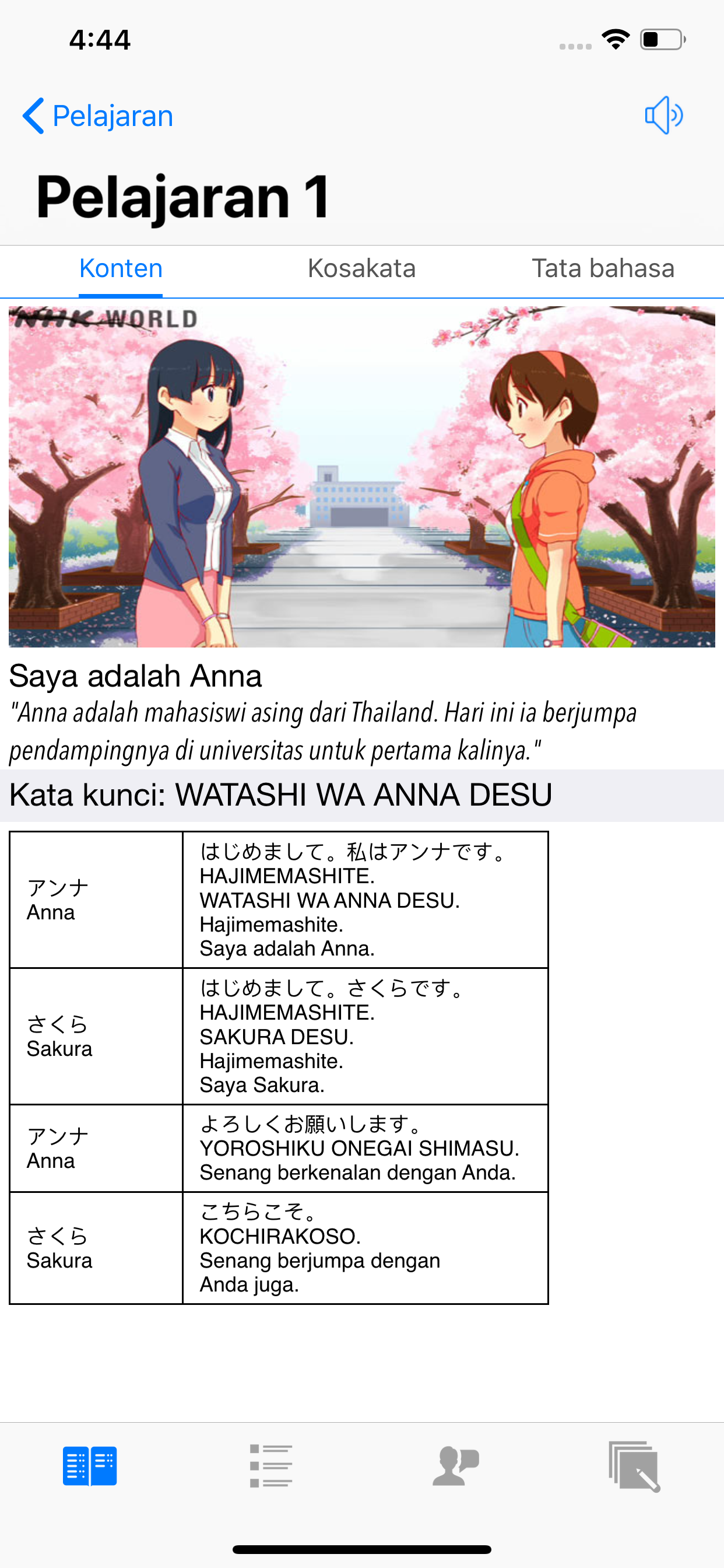 Belajar bahasa jepang pemula