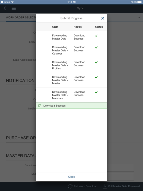 Hydrogen EAM iPad screenshot 3 - Business app