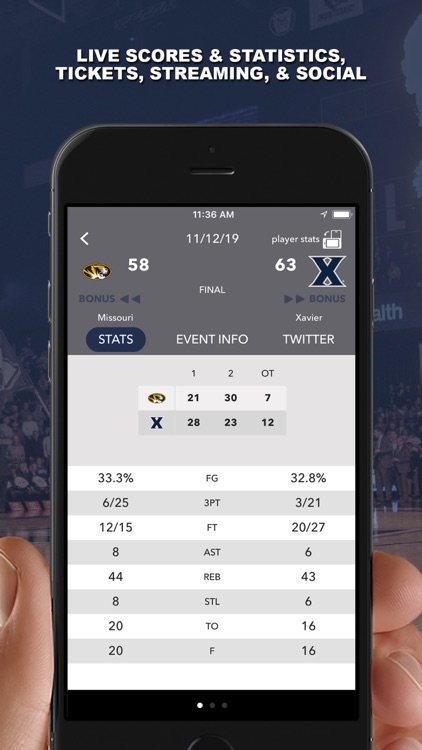 Xavier Musketeers Gameday