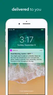 brella - personal weather iphone screenshot 3