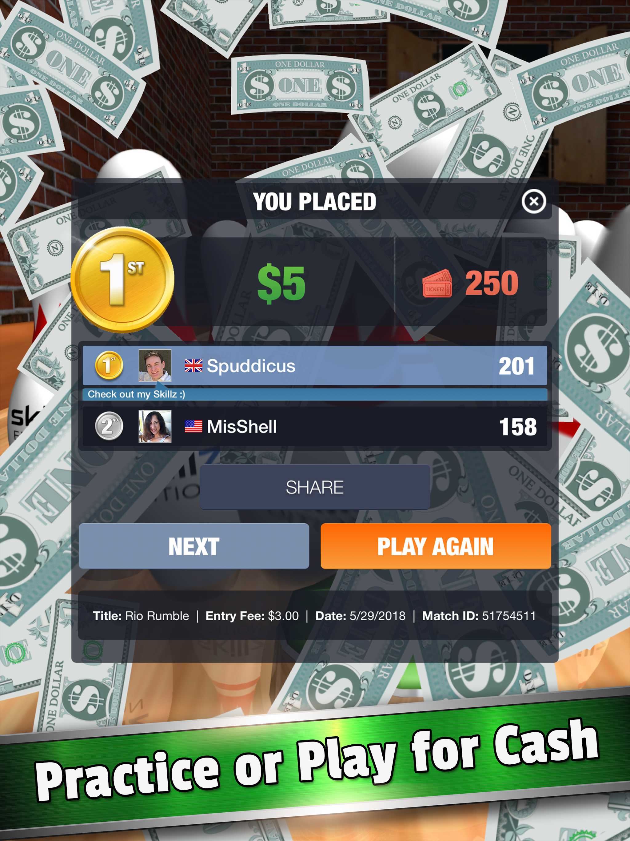 10 Pin Shuffle Tournaments